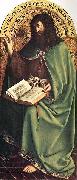 Jan Van Eyck St John the Baptist oil